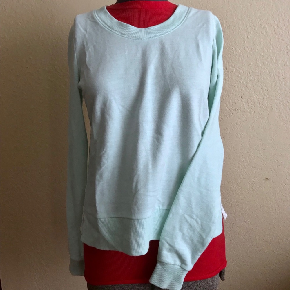 Anthropologie Saturday Sunday Lace Button Pullover